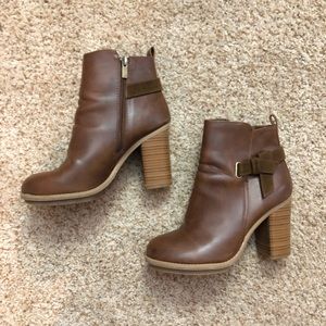 Brown Booties with Heels